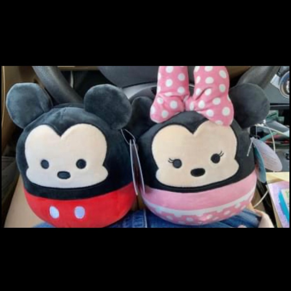 Mickey and Minnie 7.5 inch squishmallow